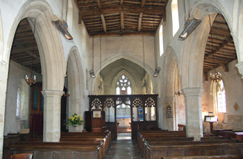 Interior looking east May 2008